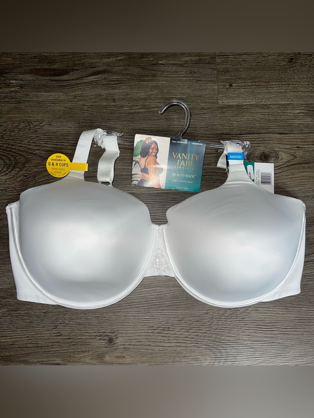 NWT Vanity Fair Beauty Back Bra 40DDD Lingerie Intimates Plus Sexy Romantic